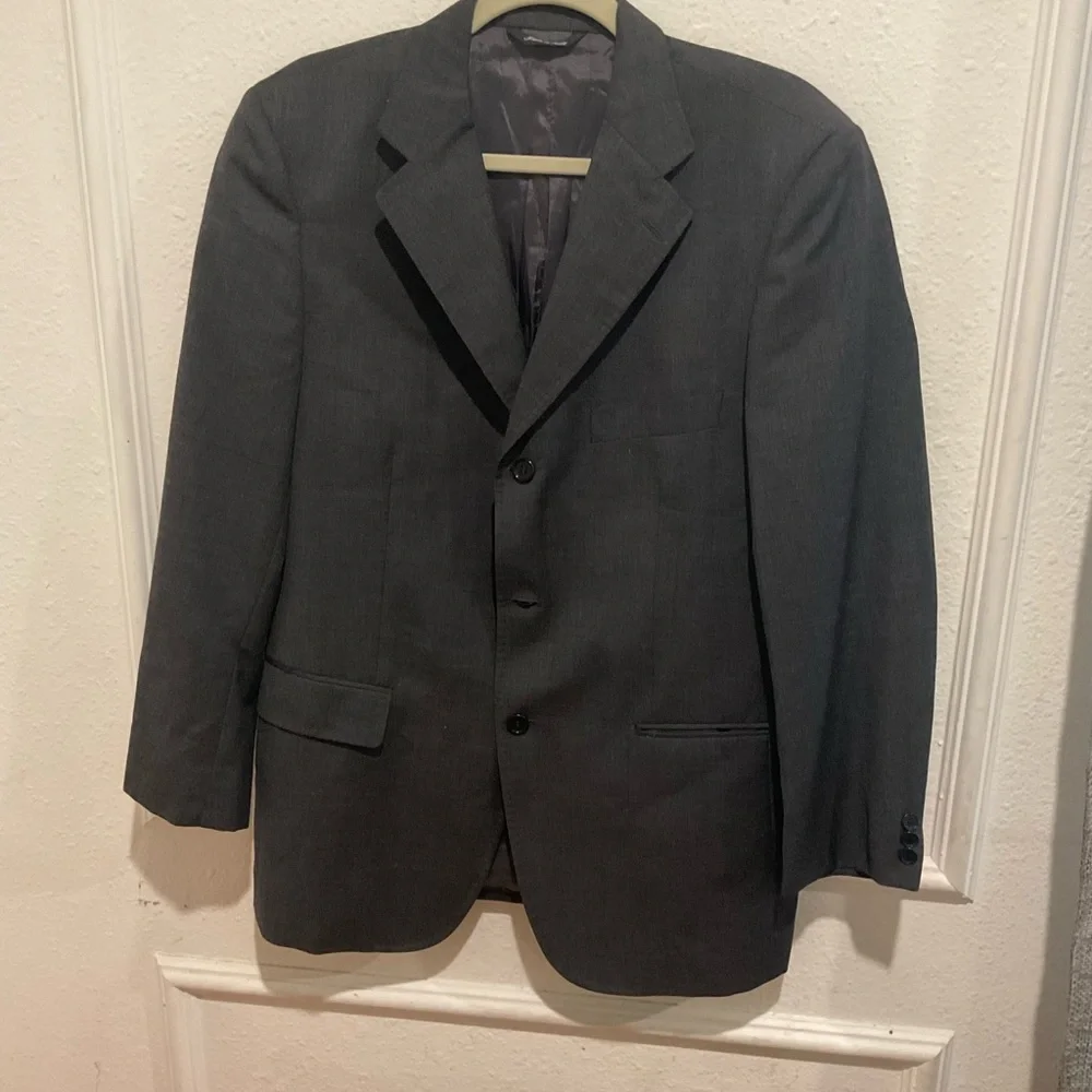 Alexander McQueen x Loro Piana Charcoal Blazer
